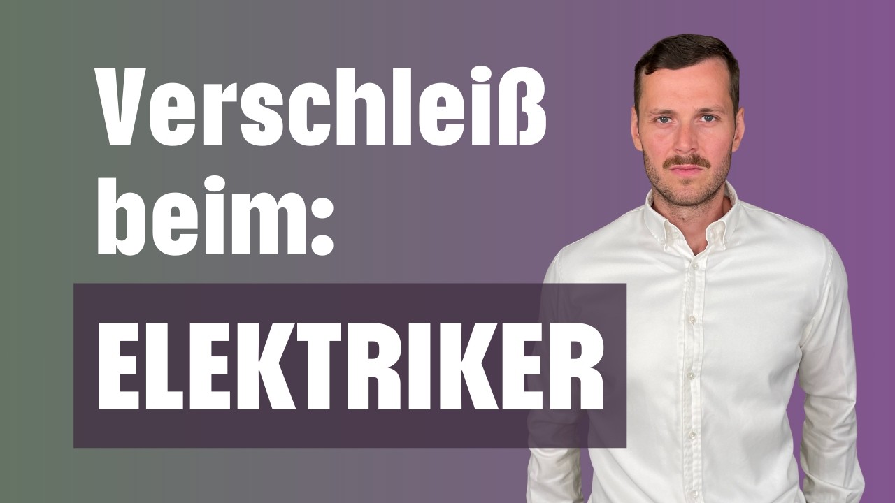 Körperlicher Verschleiß: Elektriker - der Osteopathe empfängt
