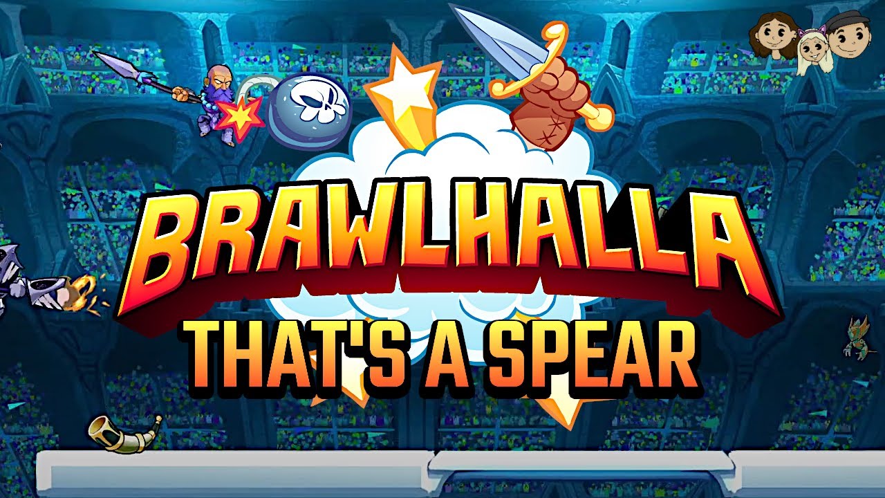 Brawlhalla Gameplay #2 : THAT'S A SPEAR | 3 Player
