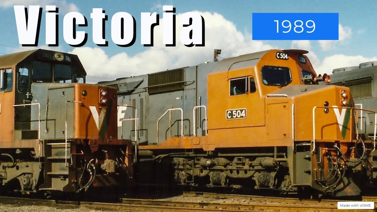 Trains around Victoria in 1989