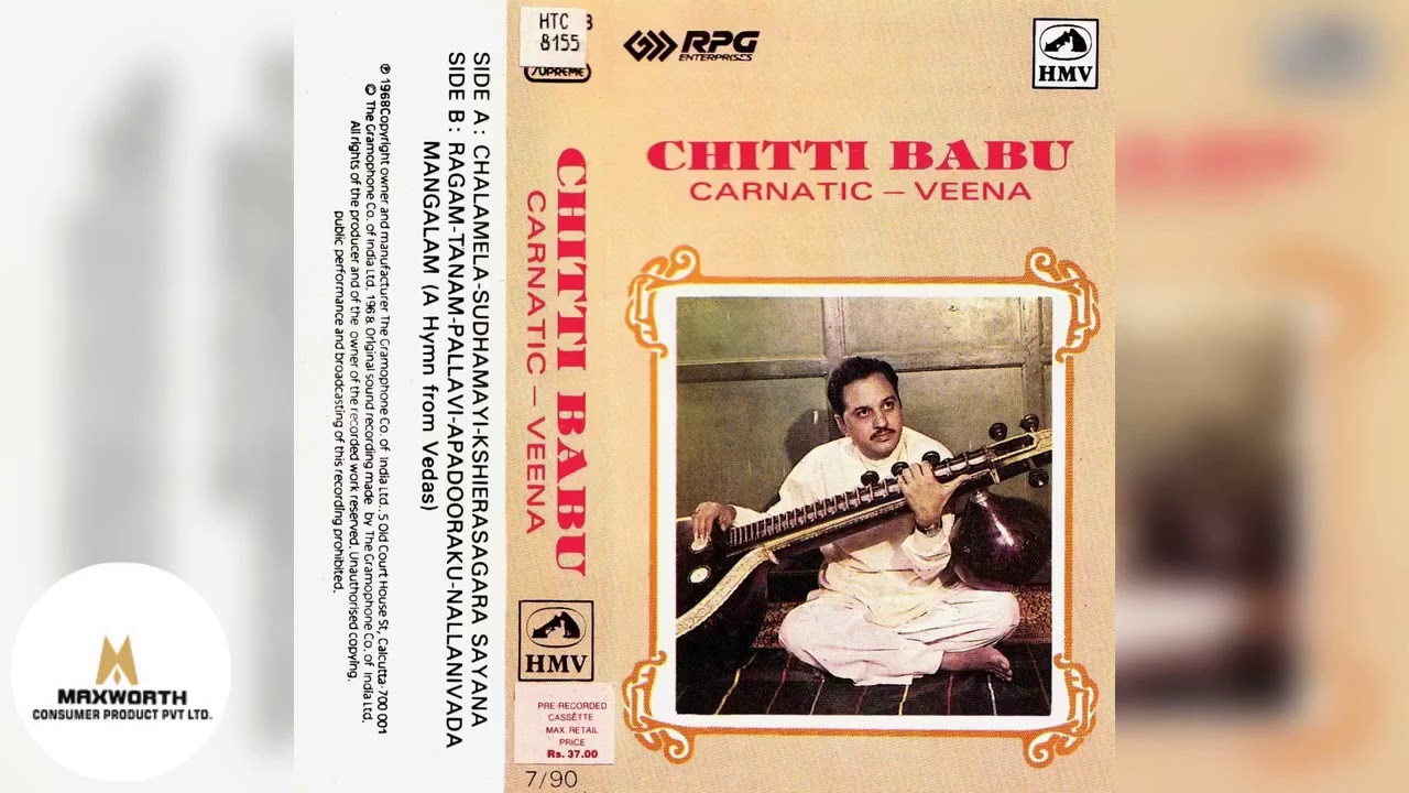 {Chitti Babu - Carnatic Veena} Charmela,  Sudhamayi, Kshierasagara Sayana