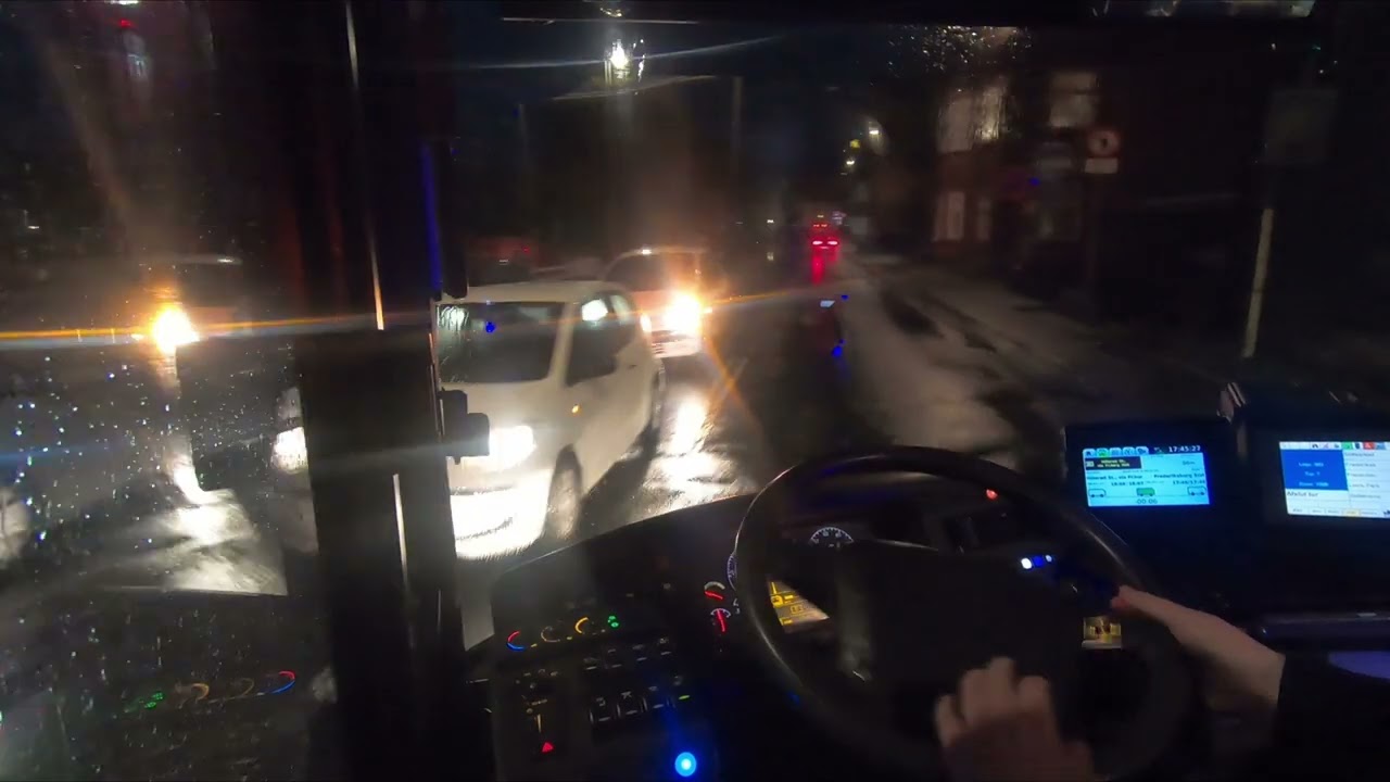 (Bus driving POV) Route 303 Hillerød POV