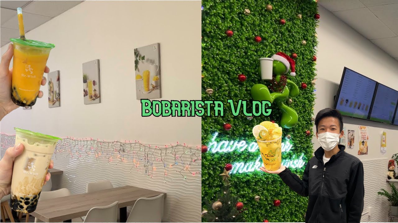 Bobarista vlog- best bubble tea at mr wish!!!