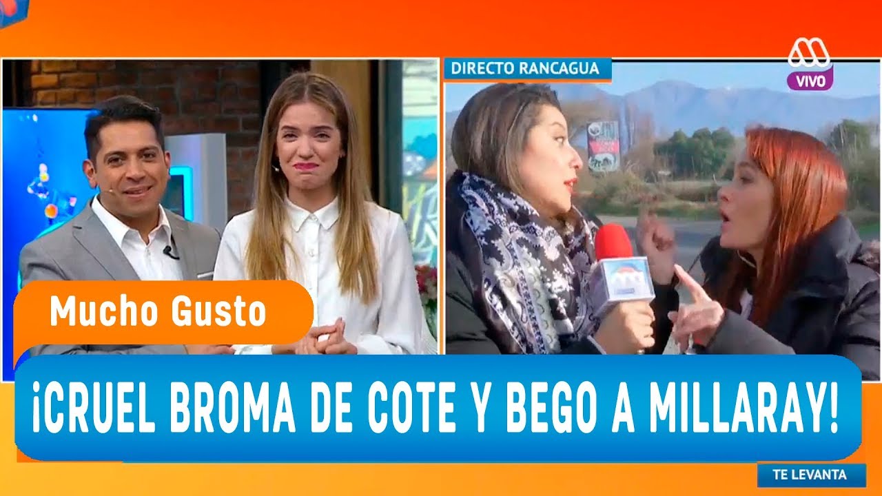 La cruel broma de Coté y Begoña a Millaray - Mucho gusto 2018
