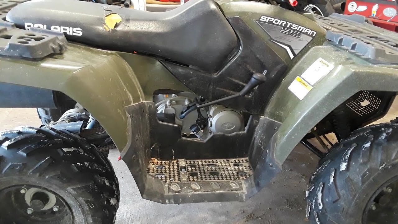 2013 Polaris Sportsman 90 oil change