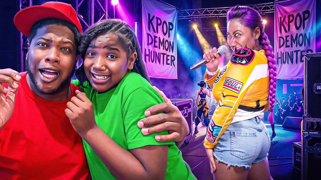 DO NOT GO TO THE KPOP DEMON HUNTERS CONCERT AT 3 AM... ( MOM EVIL TWIN WAS THERE)