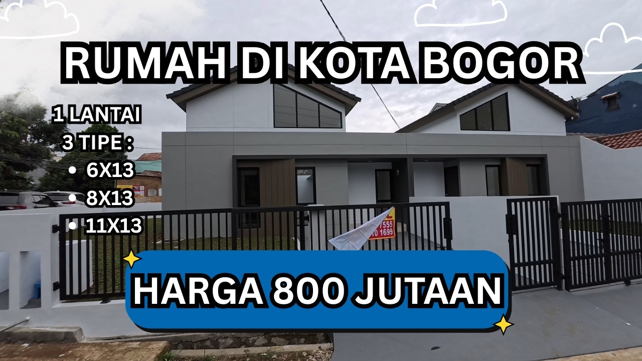 RUMAH MURAH DI BOGOR | DEKAT TOL BOGOR | HARGA 800 JUTA | RUMAH SIAP HUNI | UNIT READY | RUMAH HOOK