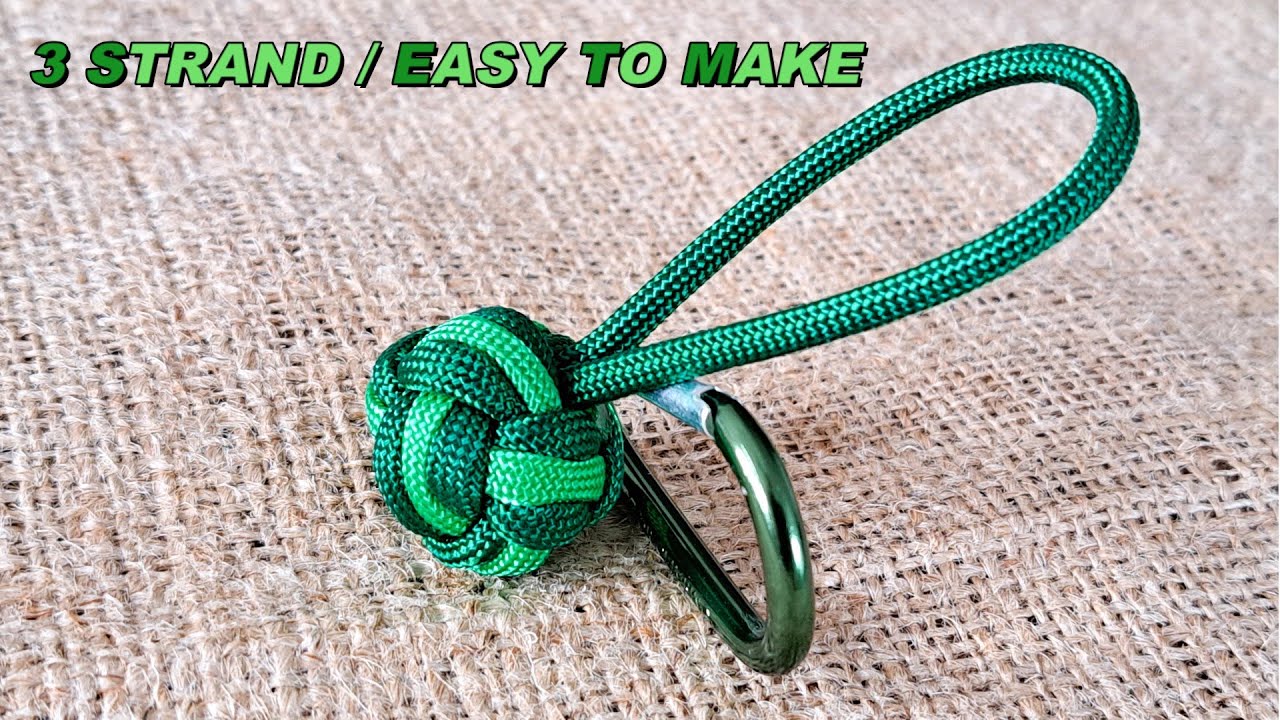 Crafting - Paracord Keychain & Paracord Ball Keyfob Tutorial