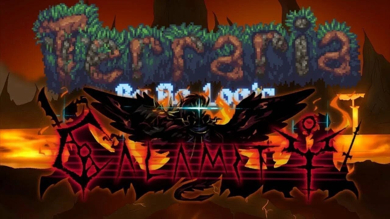 Идёт стрим по игре Terraria коламити мод