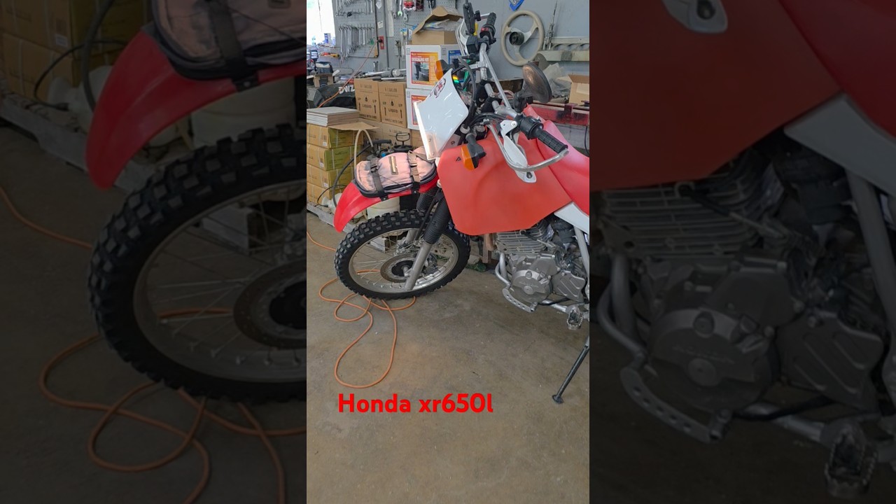 Honda xr650l  first time running  since October 2024