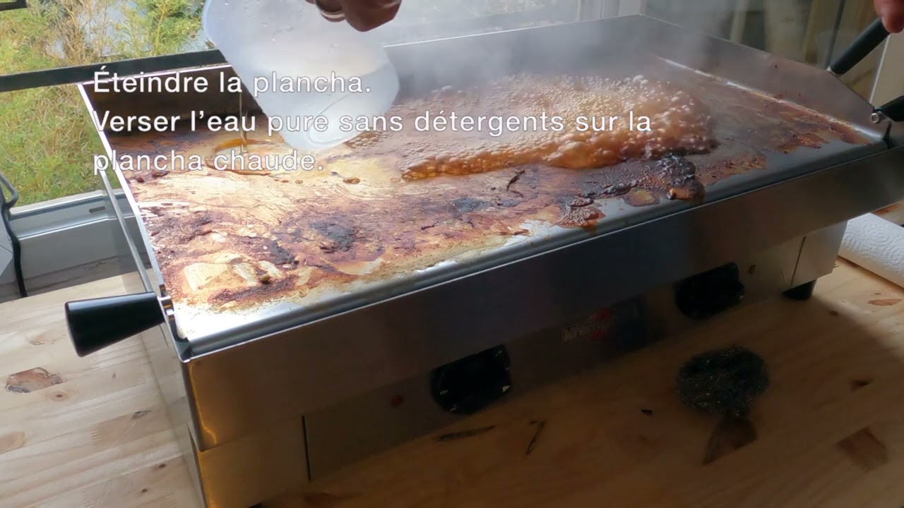 cuisiner sur une plancha électrique Krampouz version française