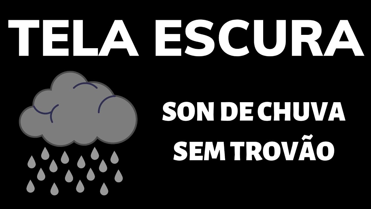 Som de Chuva sem Trov&atilde;o para Dormir e Relaxar, Chuva Forte para DORMIR INSTANTANEAMENTE