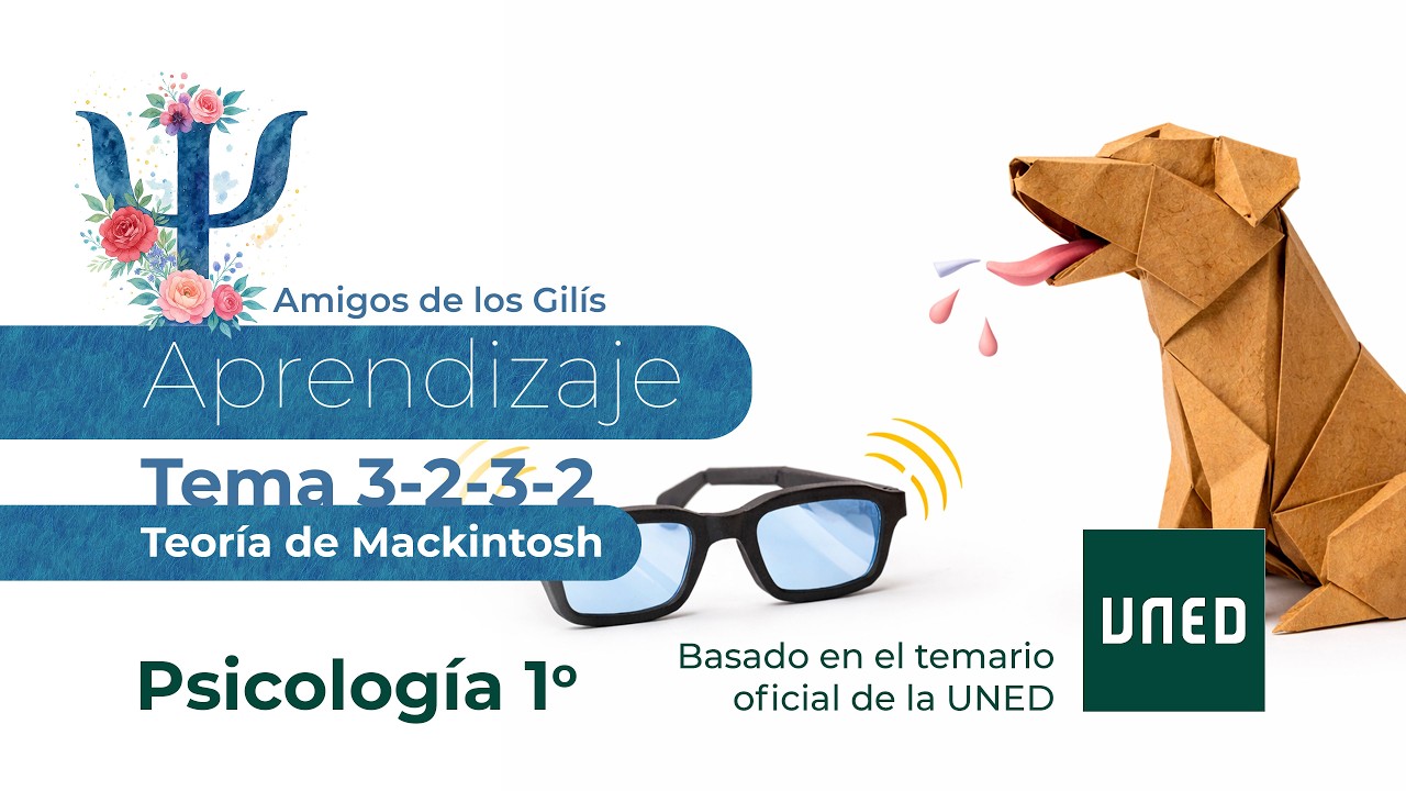 Tema 3-2-3-2. Teoría de Mackintosh. Psicología del Aprendizaje de 1º de Psicología de la UNED.