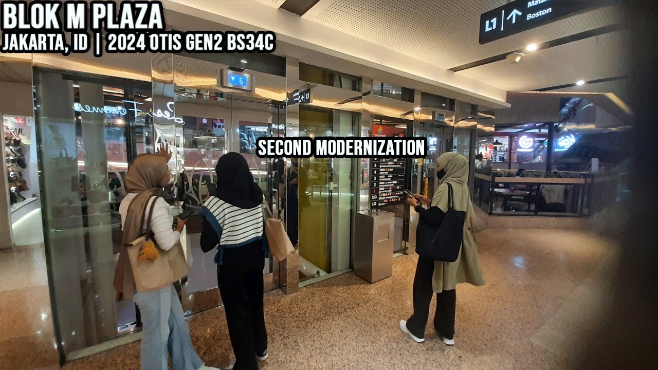 Modernized for the Second Time?! OTIS Scenic Lifts/Elevators at Plaza Blok M, Jakarta