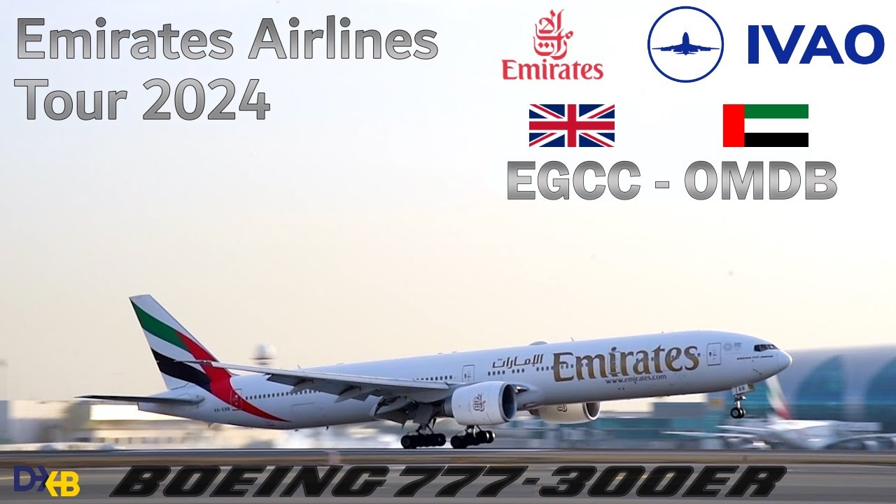 EGCC - OMDB | MSFS | NEW!!! B77W PMDG | IVAO EMIRATES AIRLINES Tour 2024