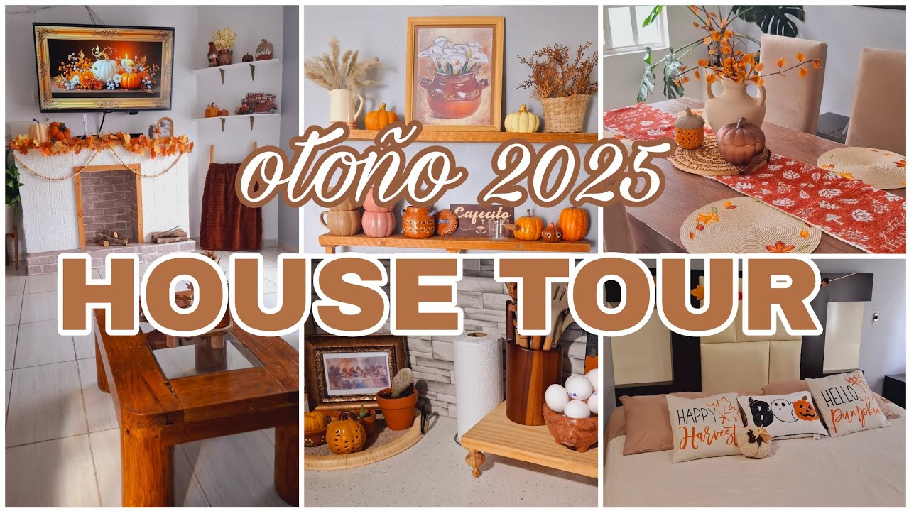 🍂HOUSE TOUR OTOÑO 2025//DECORACION DE OTOÑO EN COLORES TRADICIONALES🍂