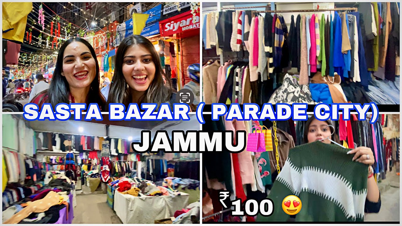 Parade Bazaar | Jammu ka sarojini market | street shopping Oct 2023 🛍️