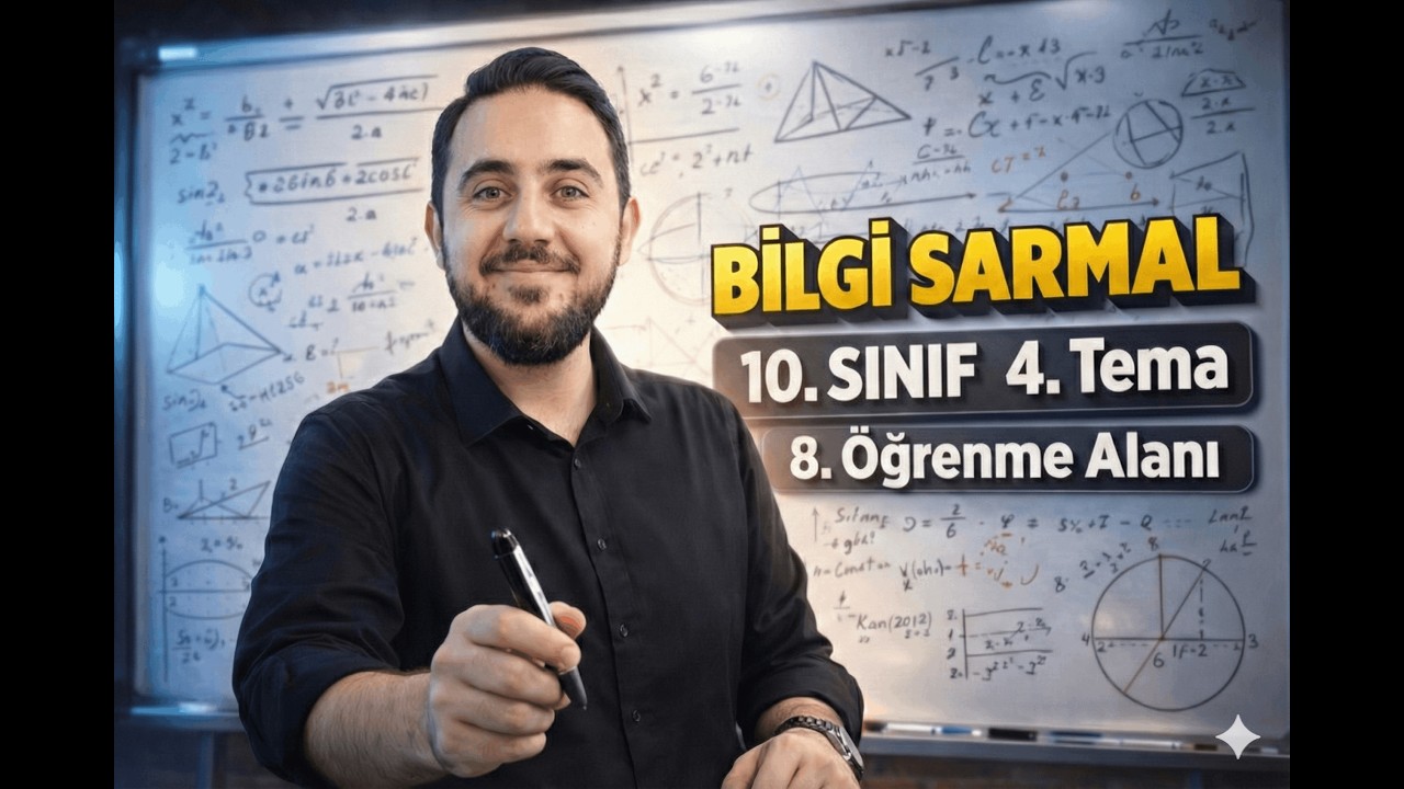 2025-26 Bilgi Sarmal 10. Sınıf Matematik | 4. Tema 8. Öğrenme Alanı (syf 210-211)
