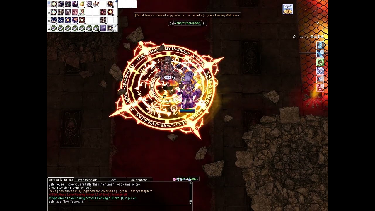 [iRO - Chaos] Sky Emperor - Constellation Tower - 600 pt - Noon Blast - feat. +15A Polluted Grimoire