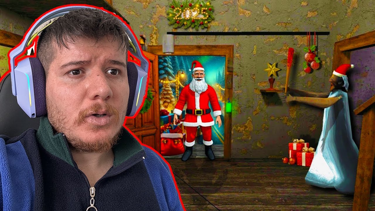 NOEL BABA GRANNY EVİNE GELDİ, HERKESE HEDİYE VERDİ ! ÖZGÜR KARİP