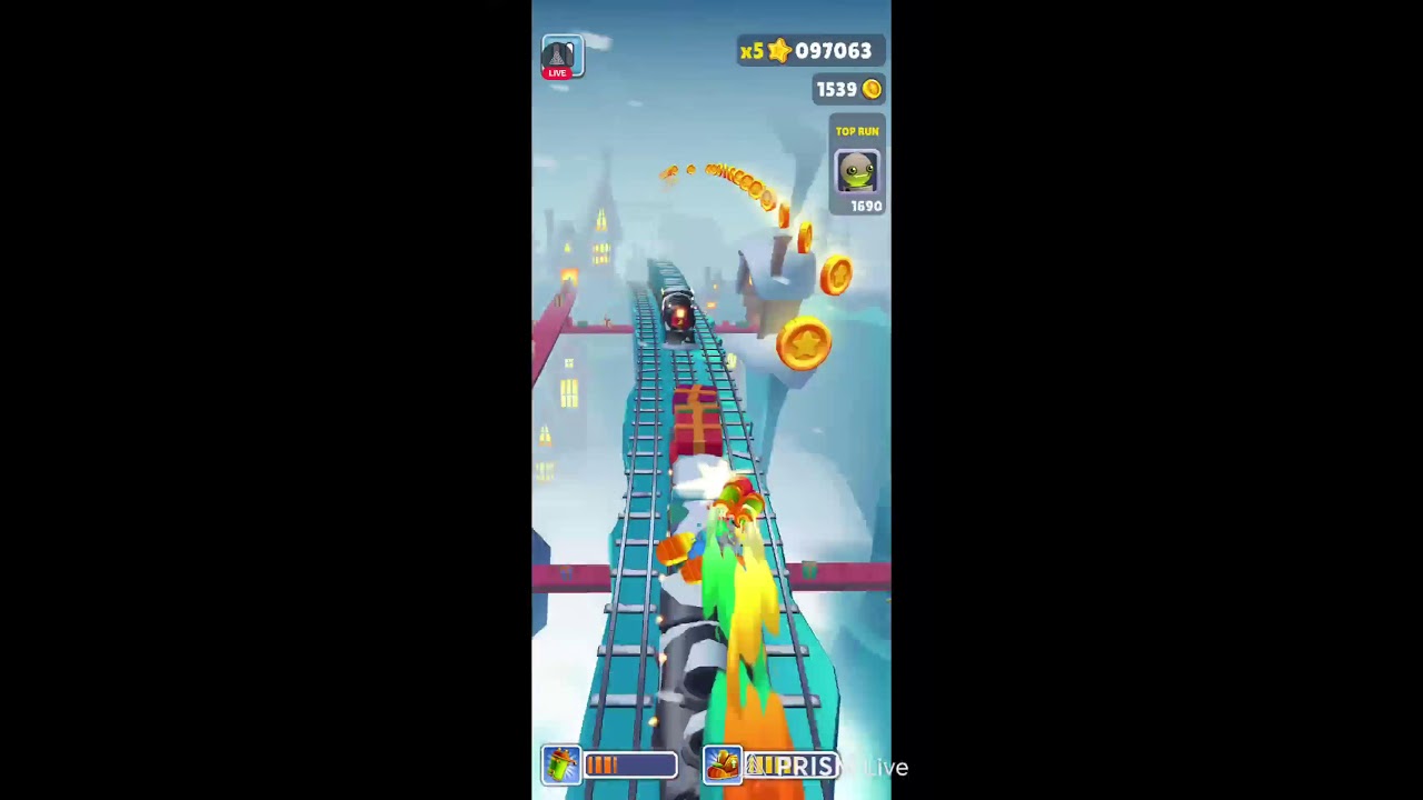 Live playing Subway Surfers 25k coins Target#shorts#shortslive