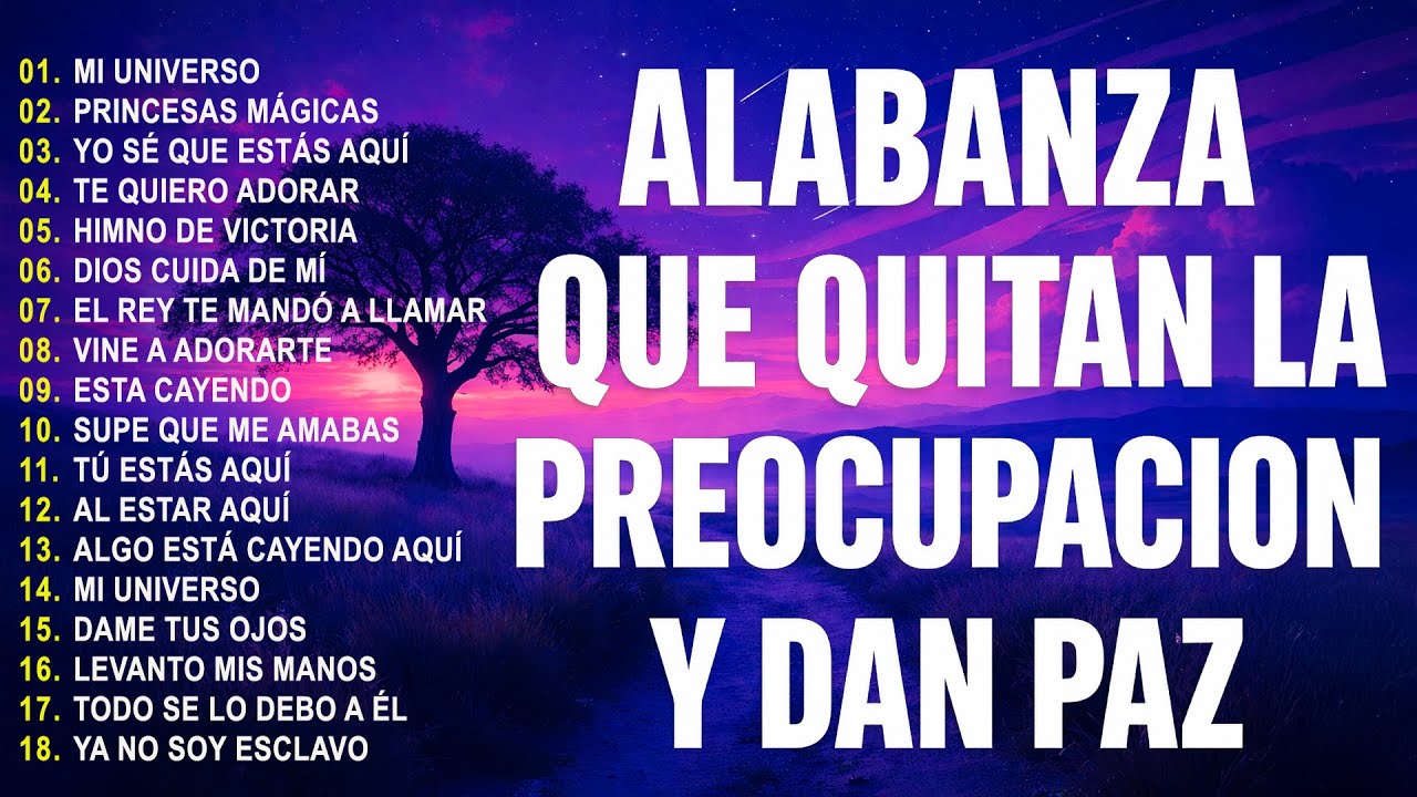 1️⃣CREO EN TI - HERMOSO NOMBRE - A TI ME RINDO 🌟ALABANZAS PARA EXPULSAR TODO MAL DE TU VIDA