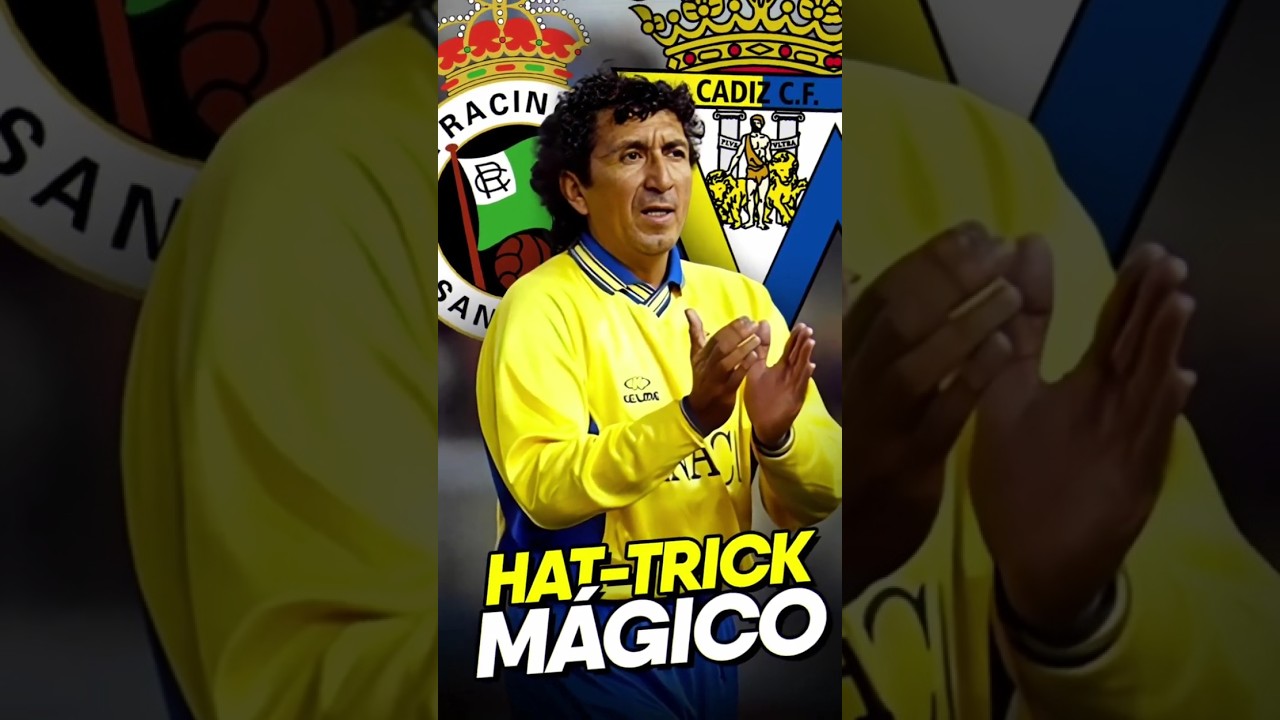 La vez que el M&aacute;gico Gonz&aacute;lez le clav&oacute; un hat-trick al Racing #cadiz #realmadrid #barcelona