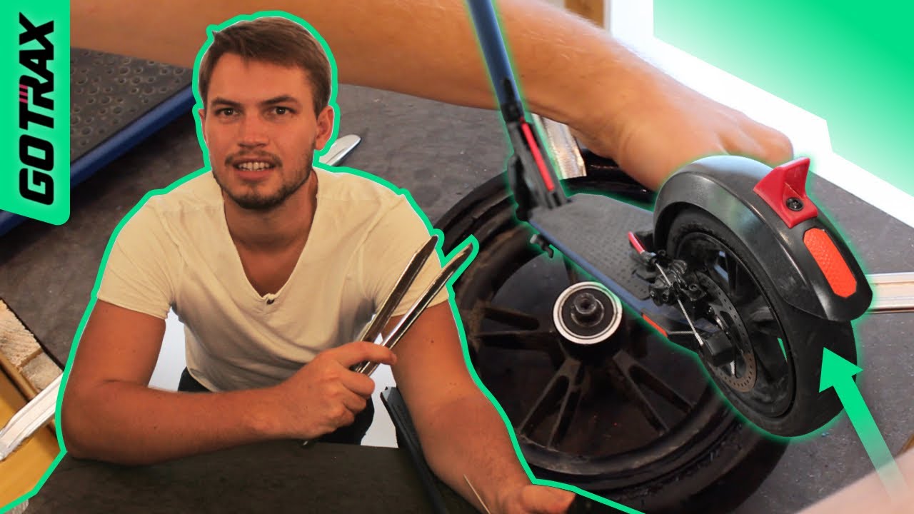 TUTO GoTrax GXL - Comment changer le pneu et la chambre à air de la roue arrière!