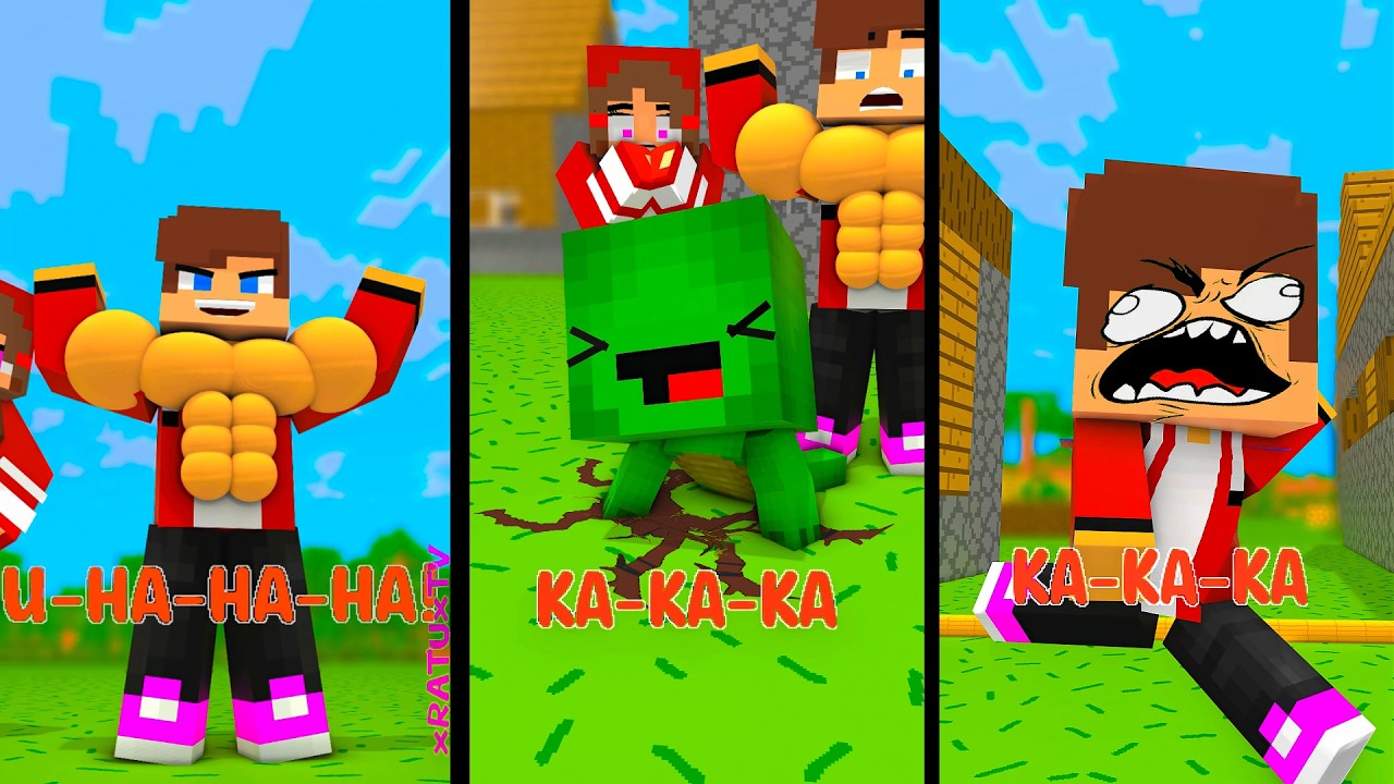 The Dark Mirror Twins |JJ Punishment_KA-KA-KA-KA!😱| The Dark Twins Minecraft