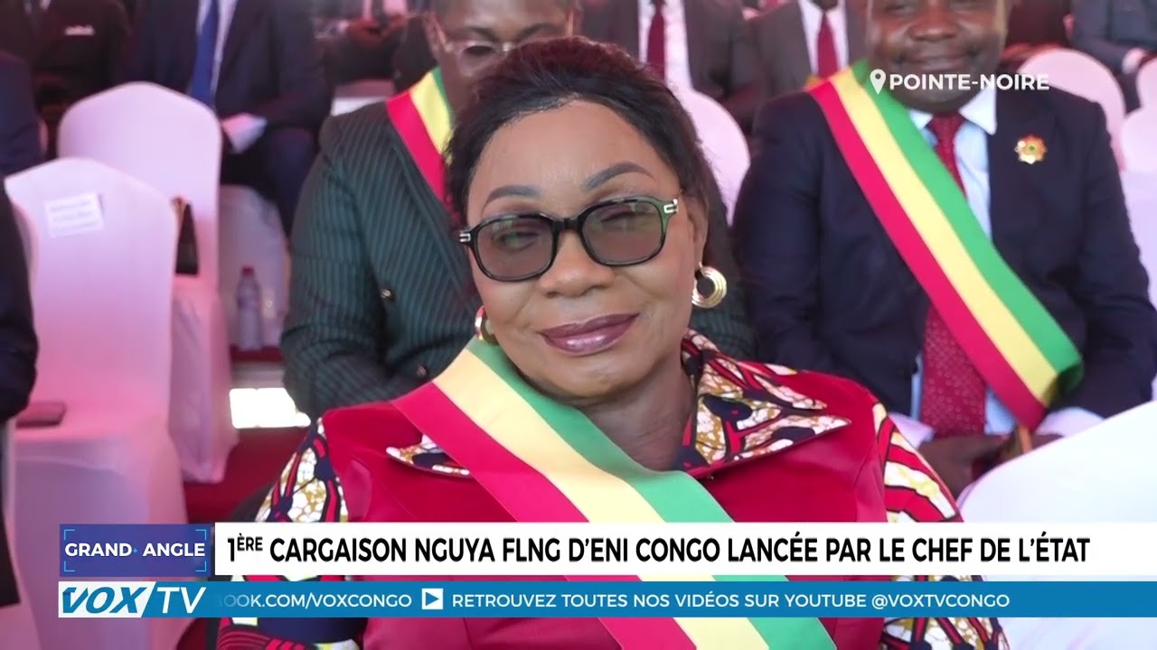 1ère cargaison nguya fling d'ENI Congo lancée par le chef de l'état