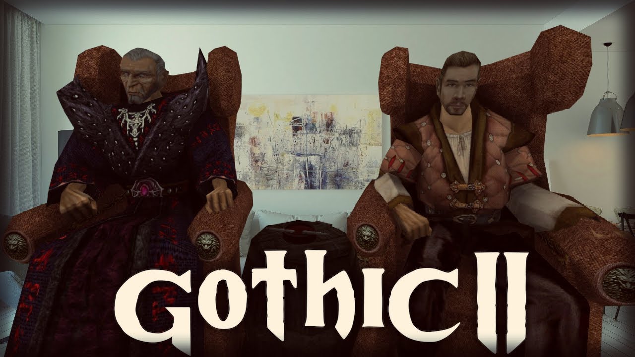 Wochenende mit Xardas und Held - Gothic II Sketch