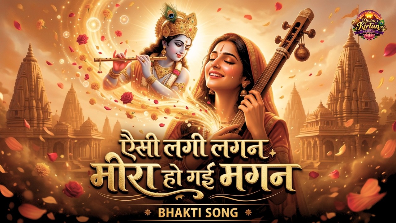 Aisi Lagi Lagan Meera Ho Gayi Magan | Krishna Bhakti Song | Devotional Music | DEVINE KIRTAN STUDIO