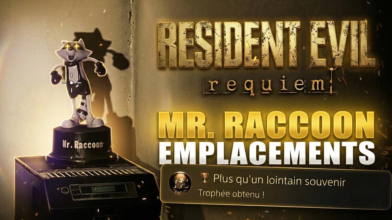Resident Evil Requiem - Tous les Mr. Raccoon (Guide Emplacements) 🏆 Plus qu'on lointain souvenir