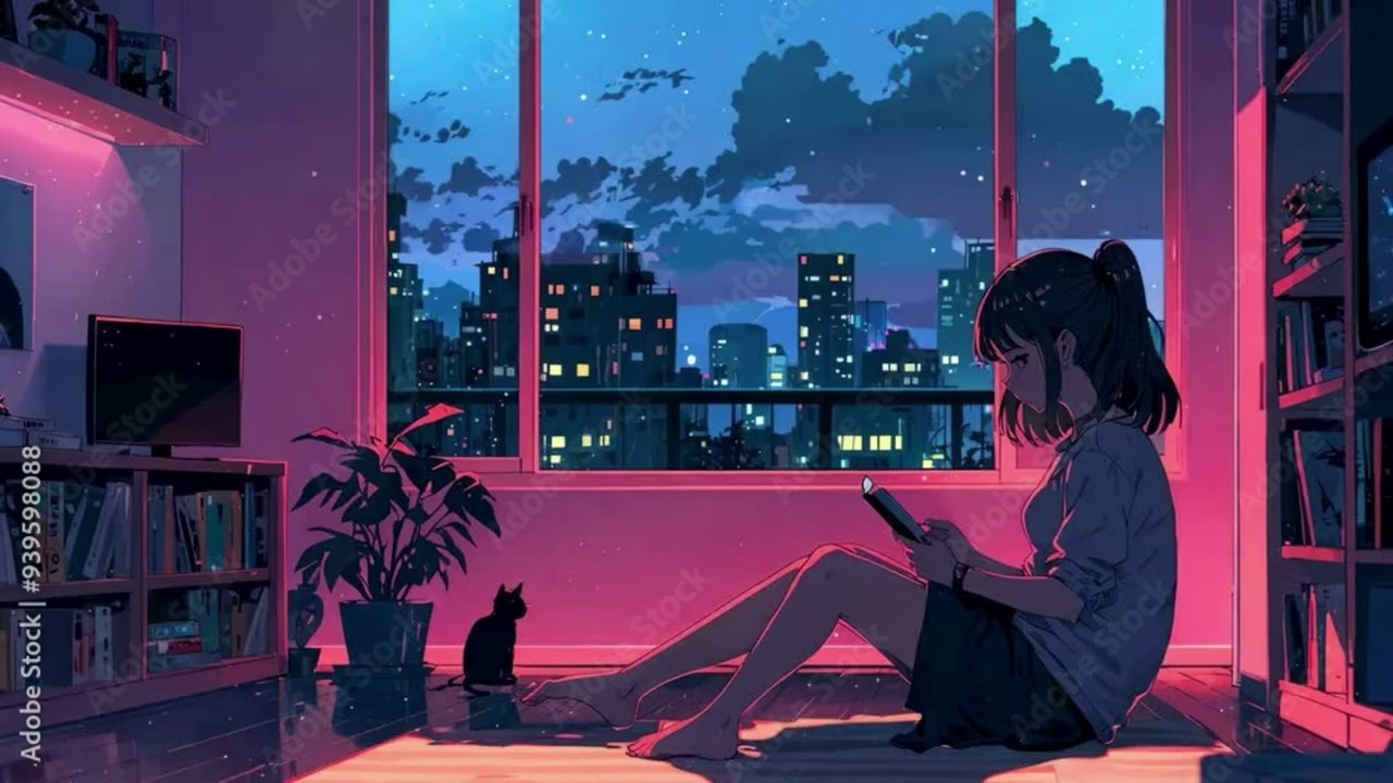 2 am studying ❄️ [1h Lofi]