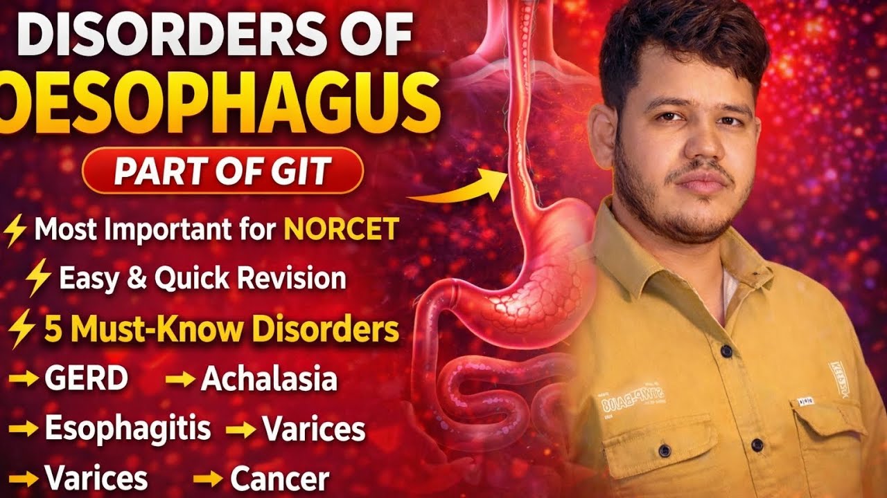 Common 💪Oesophageal❤️ Disorders🙏 Explained 🌹Simply#GERD#Dysphagia#AcidReflux#Esophagitis#Achalasia