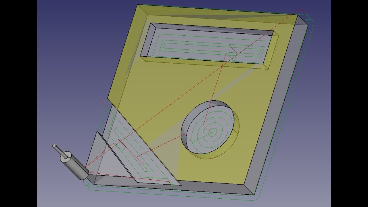 FreeCad CNC Path G kod oluşturma için bazı ayarlar , hızlı basizt ve Ücretsiz. 1