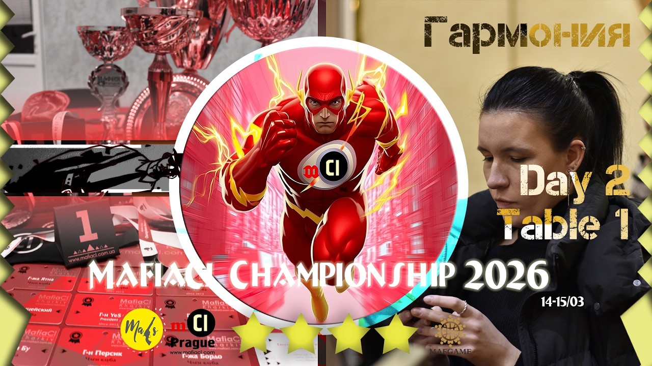 ⭐️⭐️⭐️⭐️ MafiaCl Championship 2026 - Day 2, Table 1