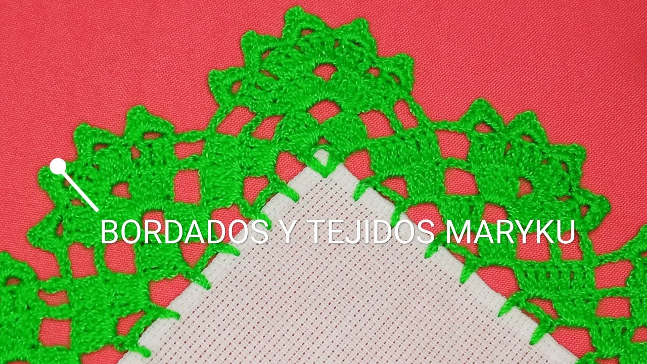 PUNTILLA DE UNA SOLA VUELTA # 83 (BORDADOS Y TEJIDOS MARYKU)