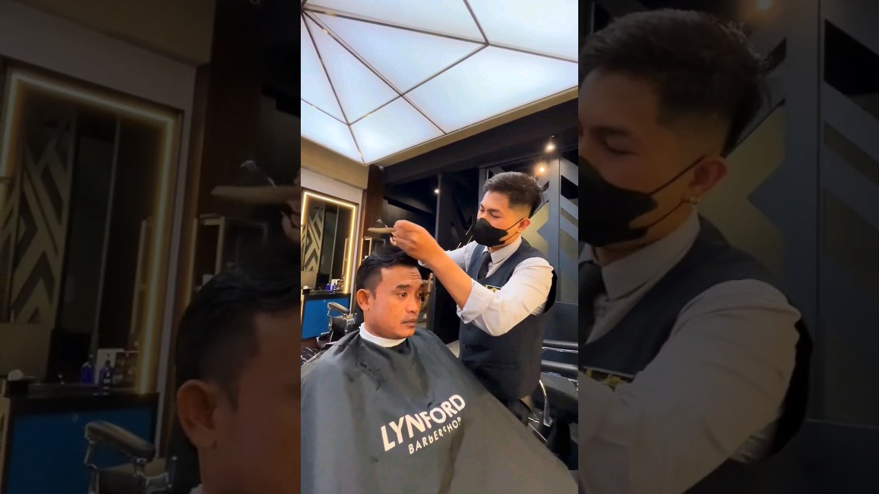 gimana gaiss hasilnya,keren kann #lynfordbarbershop #haircut #hairstyle #surabayahits #surabayaviral