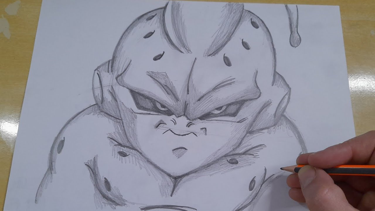 FACIL DE DESENHAR COMO DESENHAR KID BOO de DRAGON BALL passo a passo