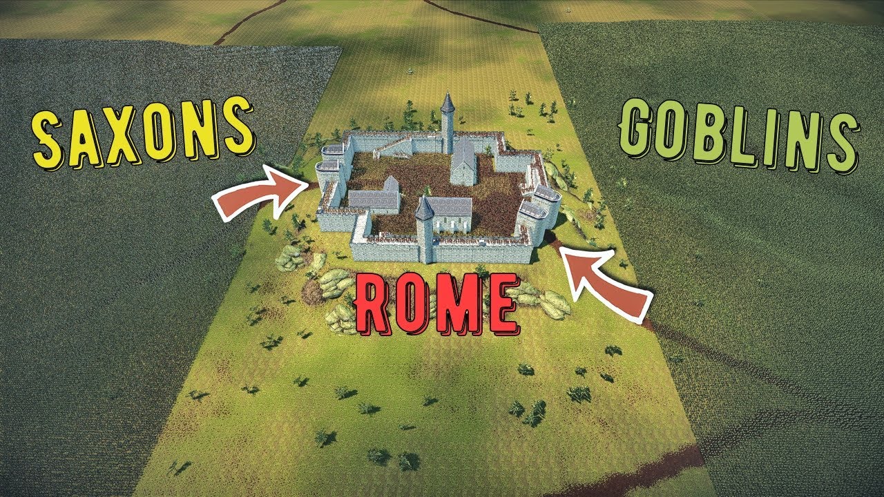 Battle Castle: Saxons vs Romans vs Goblins - UEBS 2