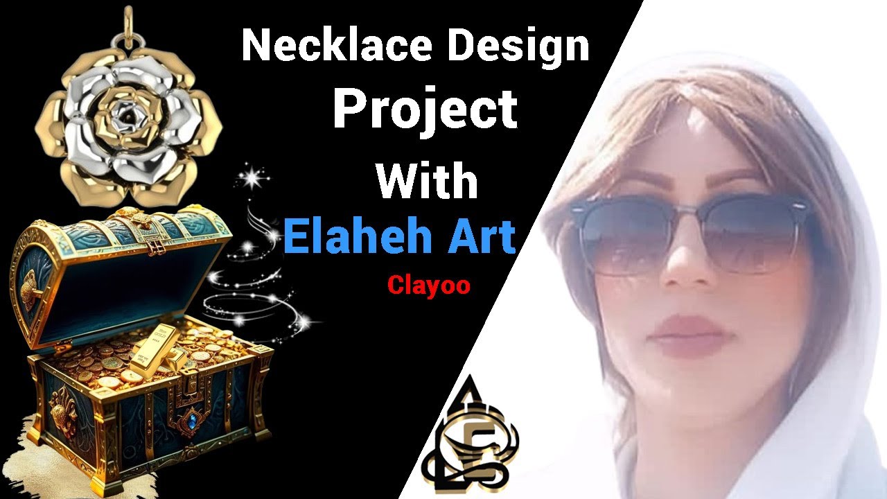 How to make Rose Flower Necklace with Software Matrix 9 jewellery design CAD||Rino||Matrix Tutorial