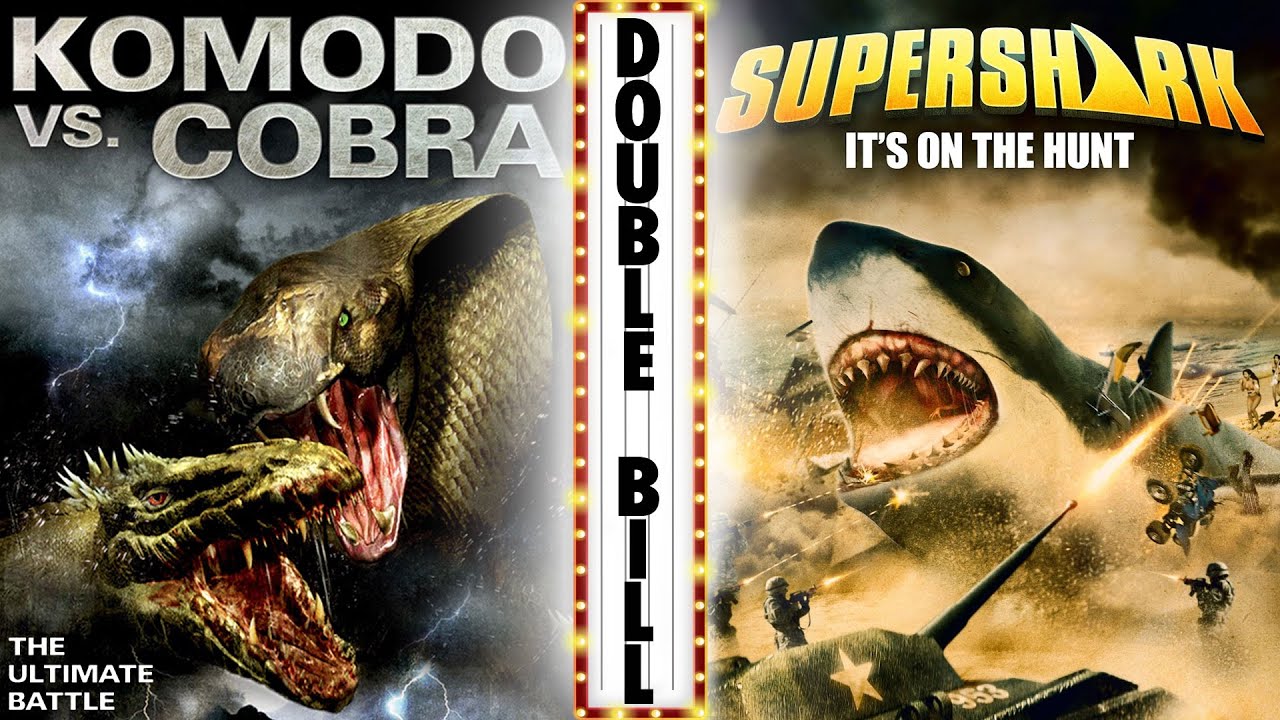 KOMODO VS. COBRA X SUPER SHARK Full Movie Double Bill | Monster Movies | The Midnight Screening