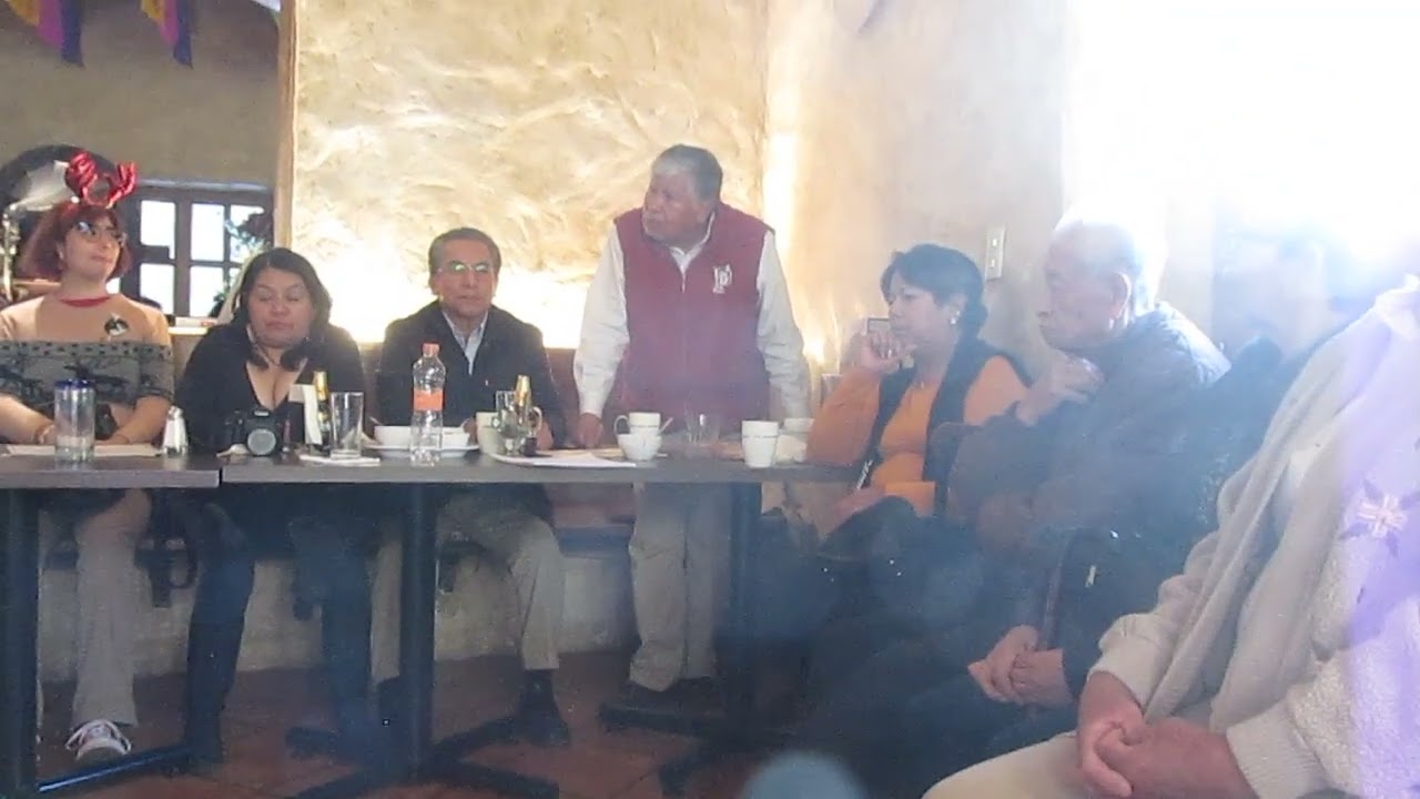 Consejo de la Crónica de Milpa Alta. Comida y mensaje de fin de año...
