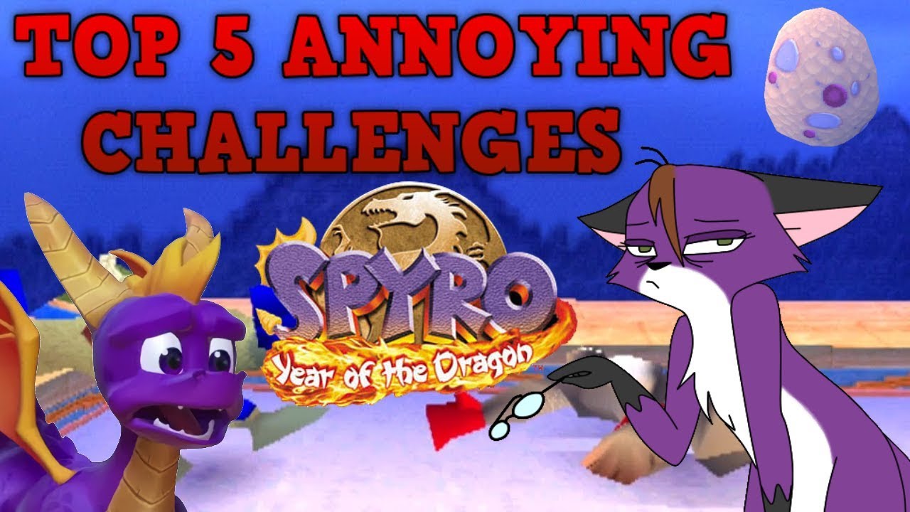 Spyro 3: Top 5 WORST Challenges!