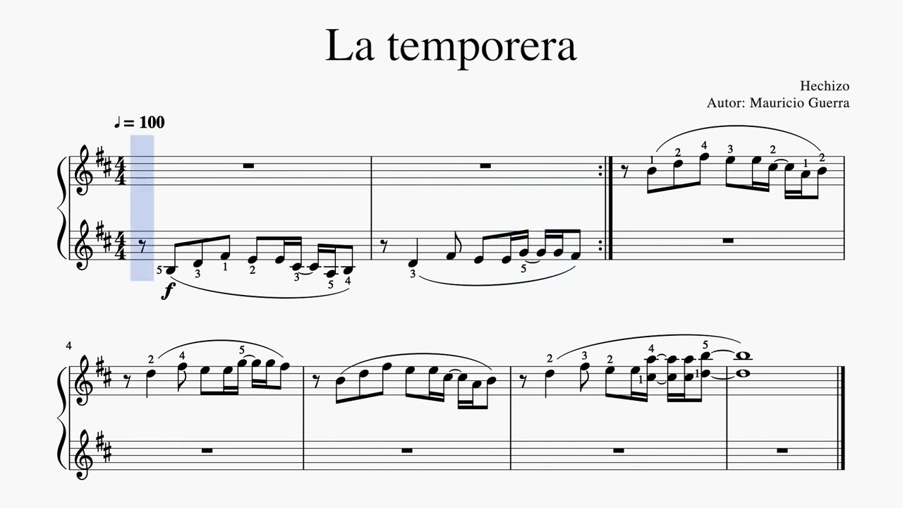 La temporera - Ejercicio 22 - PiPoChi - Piano Popular Chileno