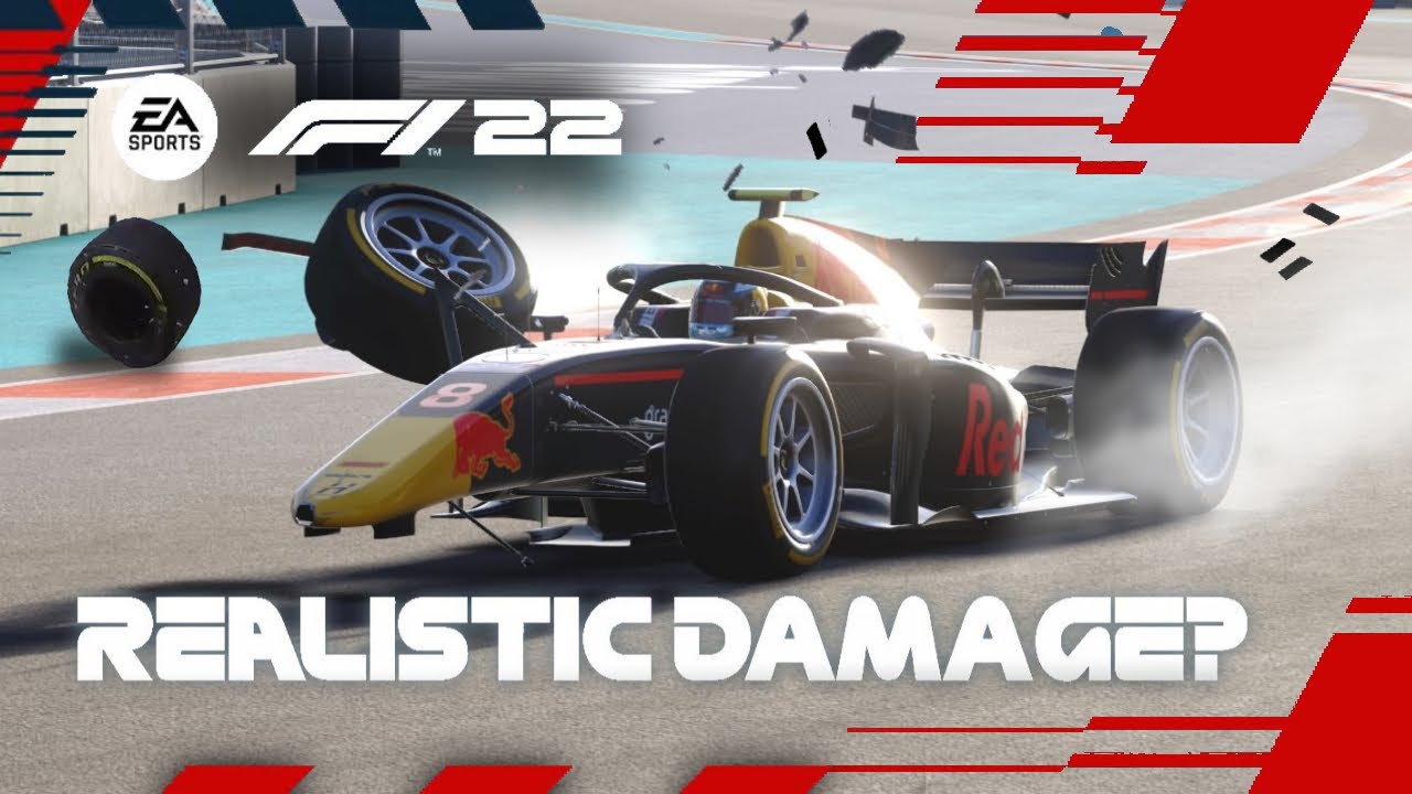 Do The F2 Cars Have REALISTIC DAMAGE? | F1 22 Gameplay