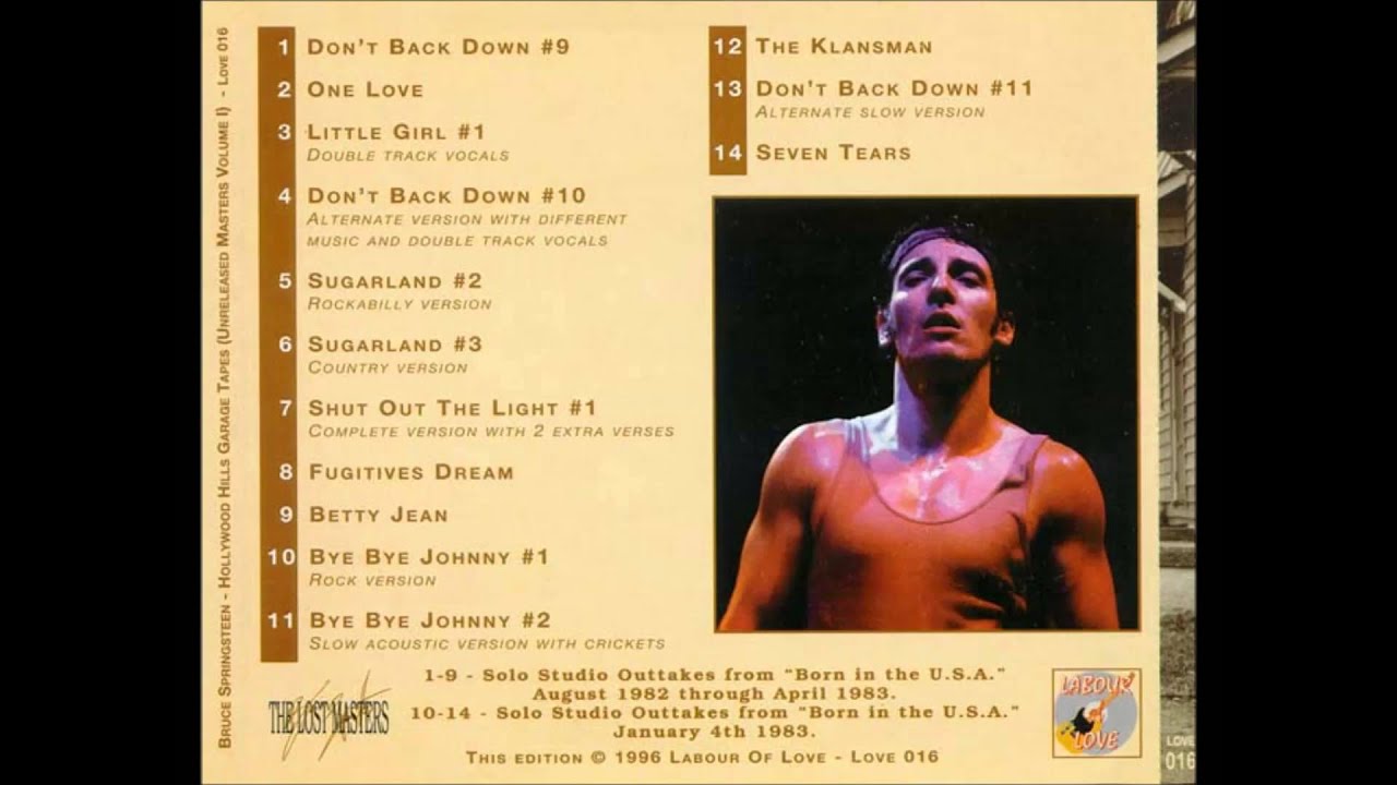 Bruce Springsteen The Klansman