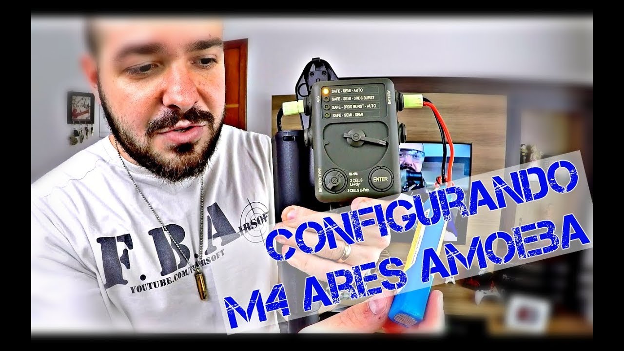 PROGRAMADOR ELETRÔNICO ARES | Configurando M4 AMOEBA AM 008 | FBAIRSOFT