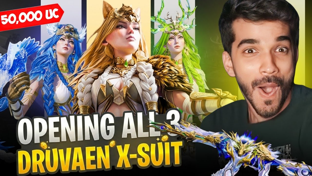 Snax Got All 3 DRUVAEN X-SUIT In 50,000 UC😱 *LUCKIEST CRATE OPENING*