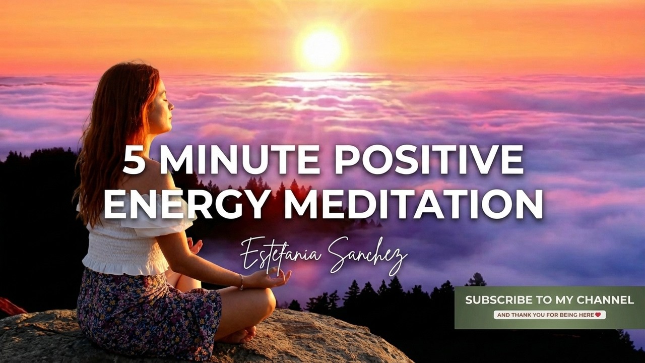 Quick Energy Boost | 5 Minute Guided Meditation for Positivity